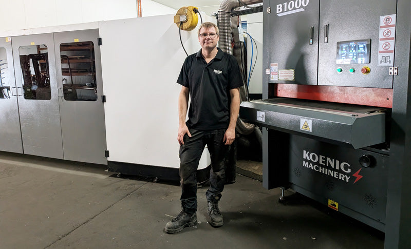 Maker Supplies Case Study | Fibre Laser & Linishing Success
