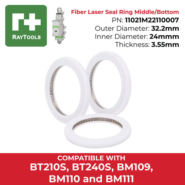 RayTools Cutting Head Seal Ring (Middle/Bottom) 11021M2110007