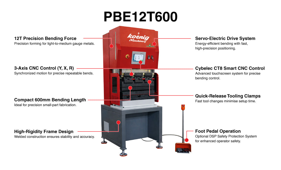 WADG-12T/600-AU CNC Electric Press Brake