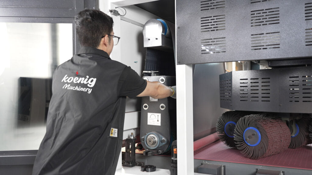 Linshing Process Machine Linishing Machines – Koenig Machinery