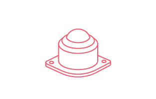 Ball bearing rollers for easy loading