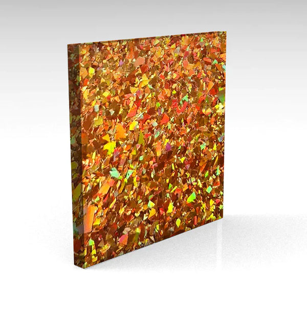 Flame Chunky Glitter Acrylic