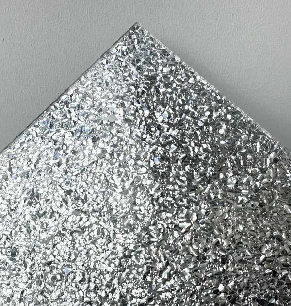 Silver Crackle Glitter