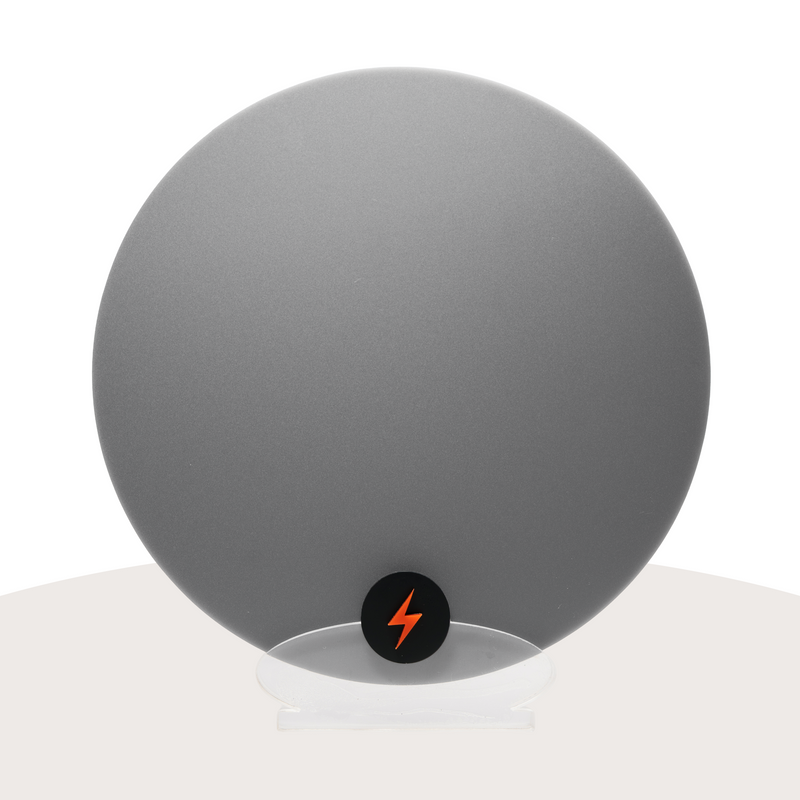 Charcoal Earth Tone Acrylic — Matte front view