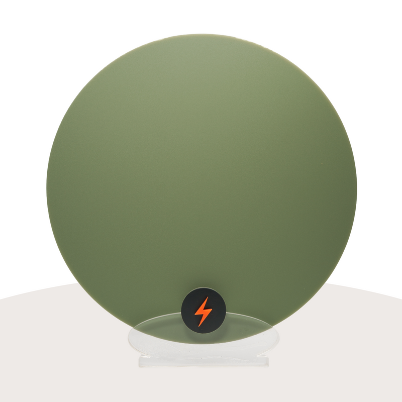 Olive Earth Tone Acrylic — Matte front view