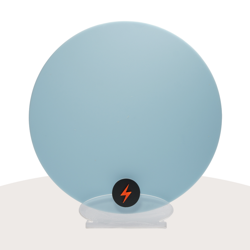 Eggshell Blue Earth Tone Acrylic — Matte front view
