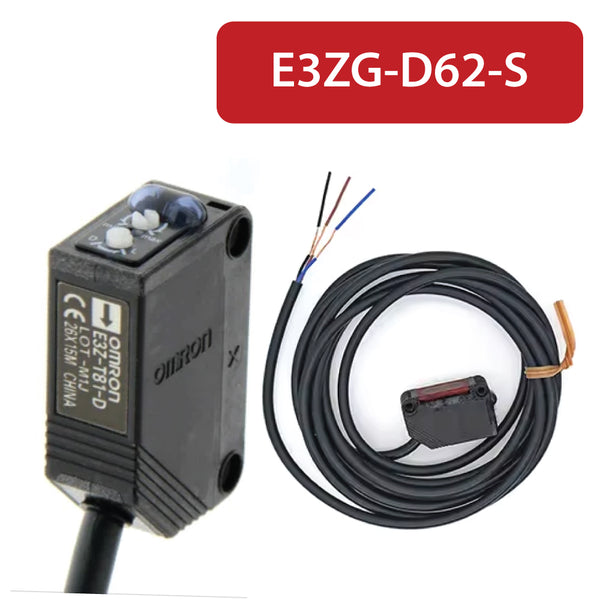 Omron E3Z-D62 2M - Compact Photoelectric Sensor with Built-in Amplifier - Exchange Table Optical Sensor for Gweike Fiber Lasers