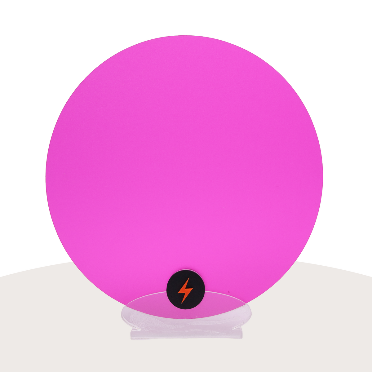 Frosted Fuschia Acrylic — Matte front view