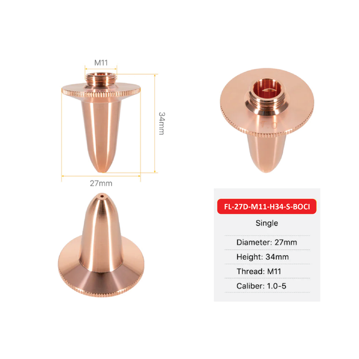 BOCI 3D Fiber laser nozzle
