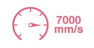 High speed Marking up to 7000mm/s
