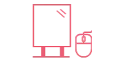 Built in computer / monitor screen / Keyboard and mouse
