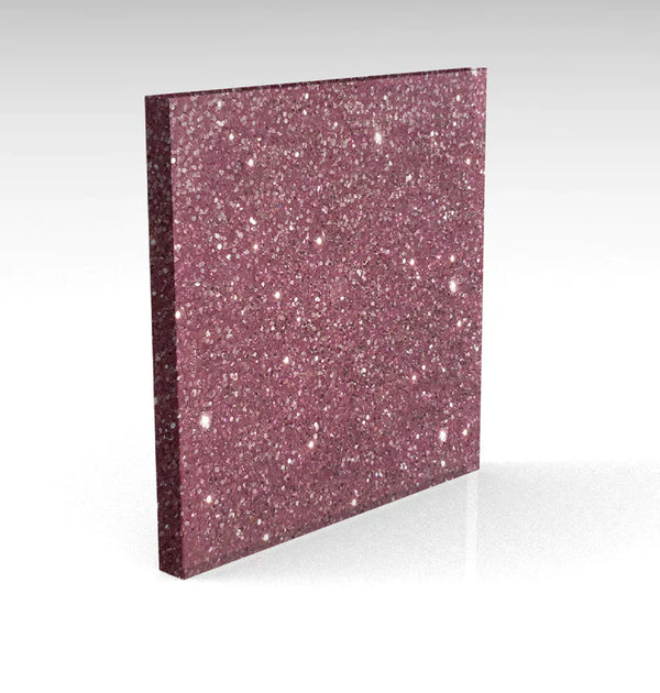 Pink Standard Glitter Acrylic