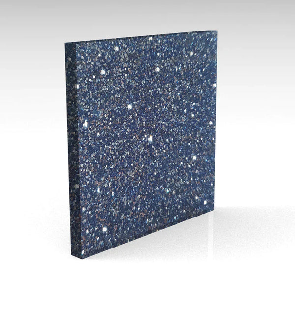 Blue Standard Glitter Acrylic