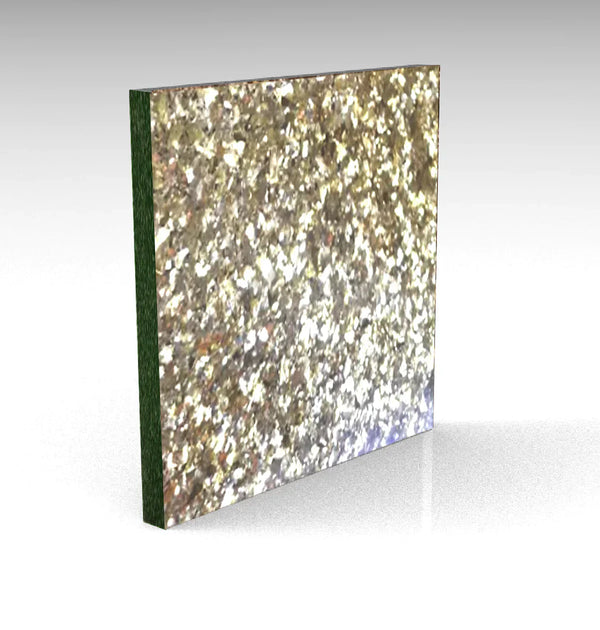 Chunky Gold Chunky Glitter Acrylic