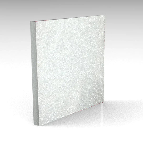 Fairy White Standard Glitter Acrylic