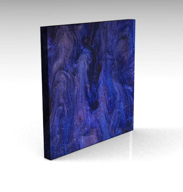 Electric Blue Starlight Shimmer Acrylic