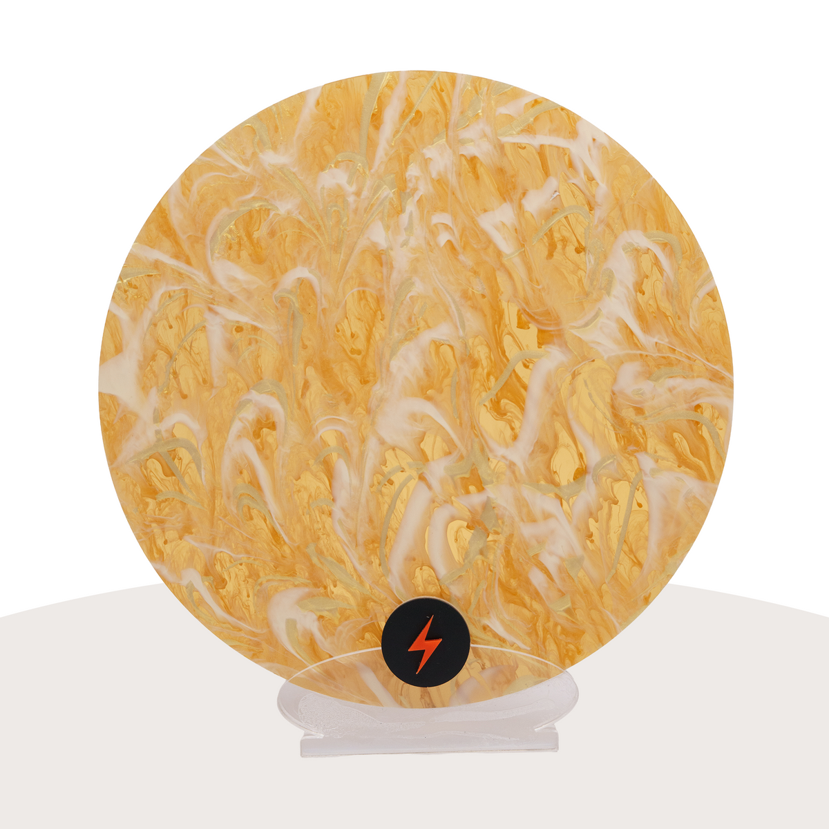 Gold Starlight Shimmer Acrylic — Front view