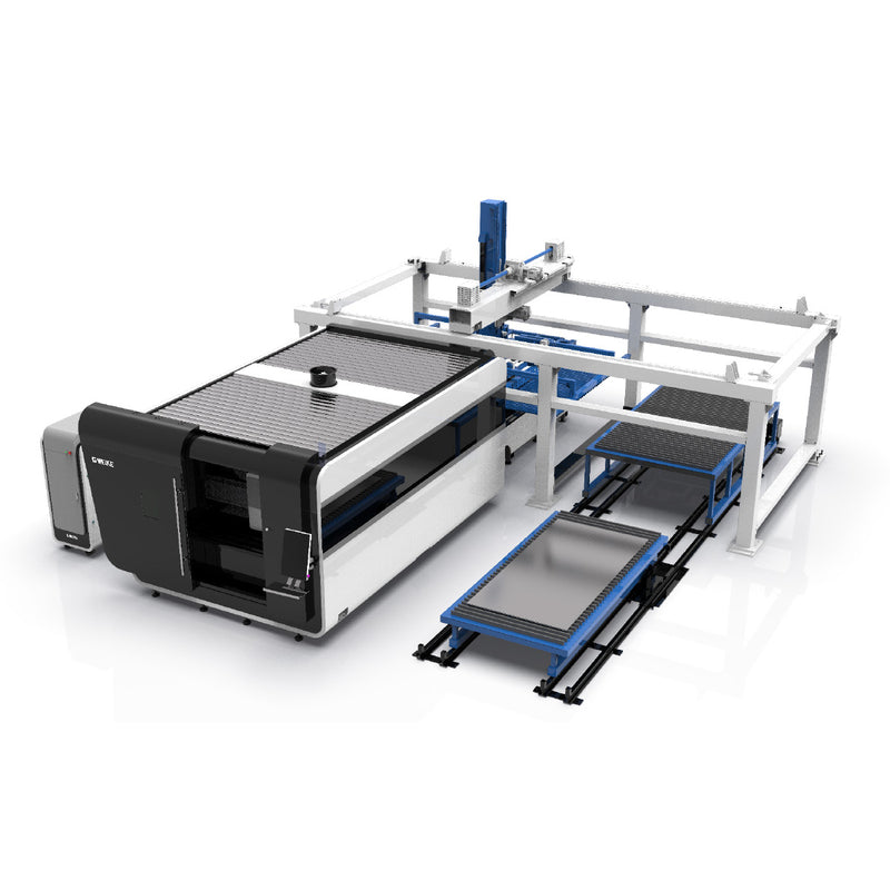 Automatic Loading & Unloading System for Fiber Lasers