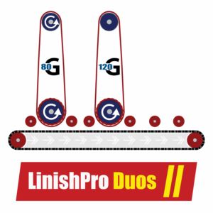 B1300- LinishPro Duos (Twin-Station Single-Belt Linishing System)