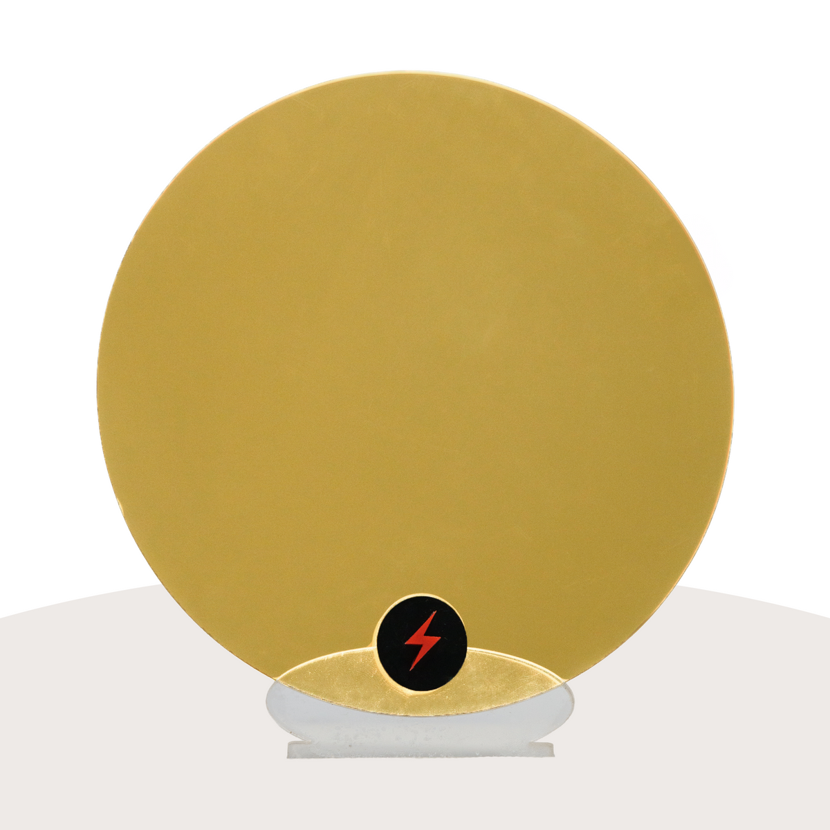 Antique Gold Mirror Acrylic — Plain front view