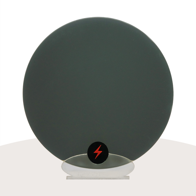 Gun Metal Mirror Acrylic — Plain front view