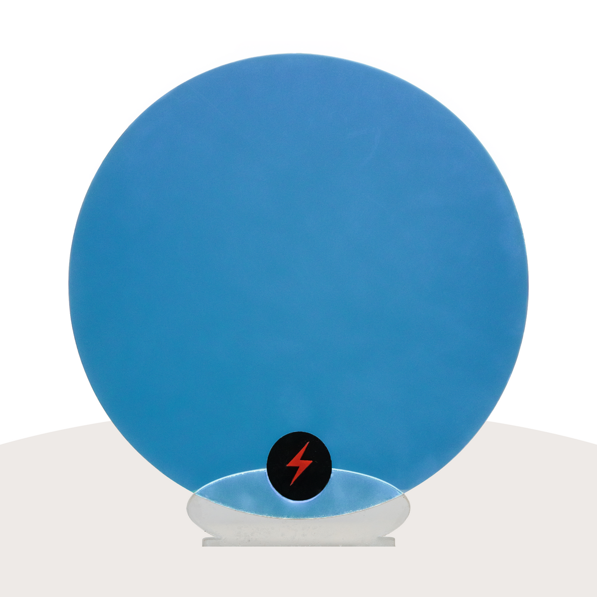 Sky Blue Mirror Acrylic — Plain front view