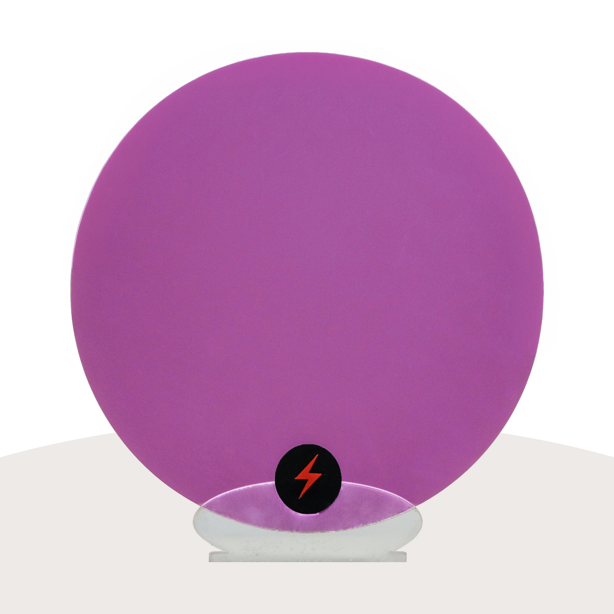 Mid Purple Mirror Acrylic — Plain front view
