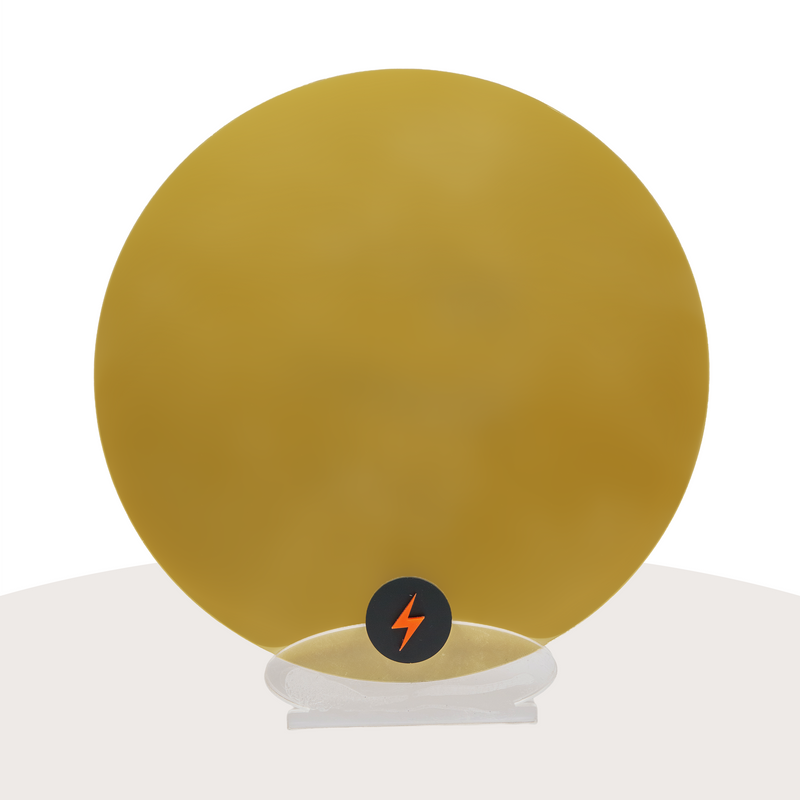 Metalic Gold Acrylic — Front view