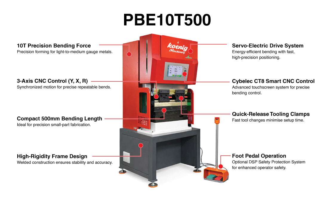 WADG-10T/500-AU CNC Electric Press Brake
