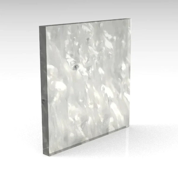 White Pearl Finish Acrylic