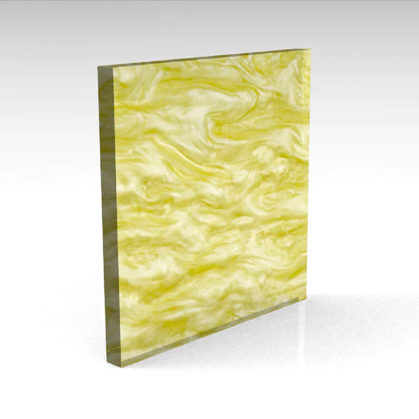 Yellow Pearl Finish Acrylic