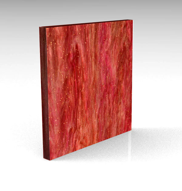 Red Shimmer Pearl Finish Acrylic