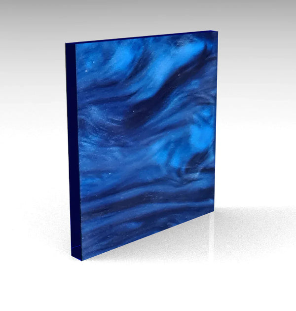 Pacific Blue Pearl Finish Acrylic