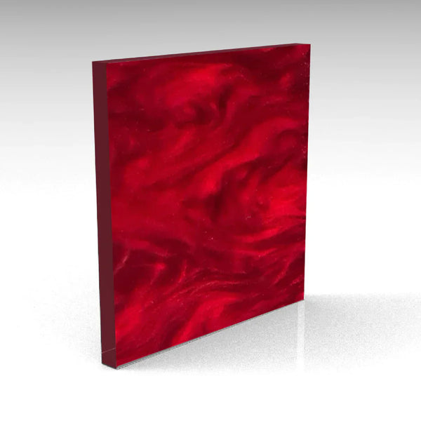 Red Velvet Pearl Finish Acrylic