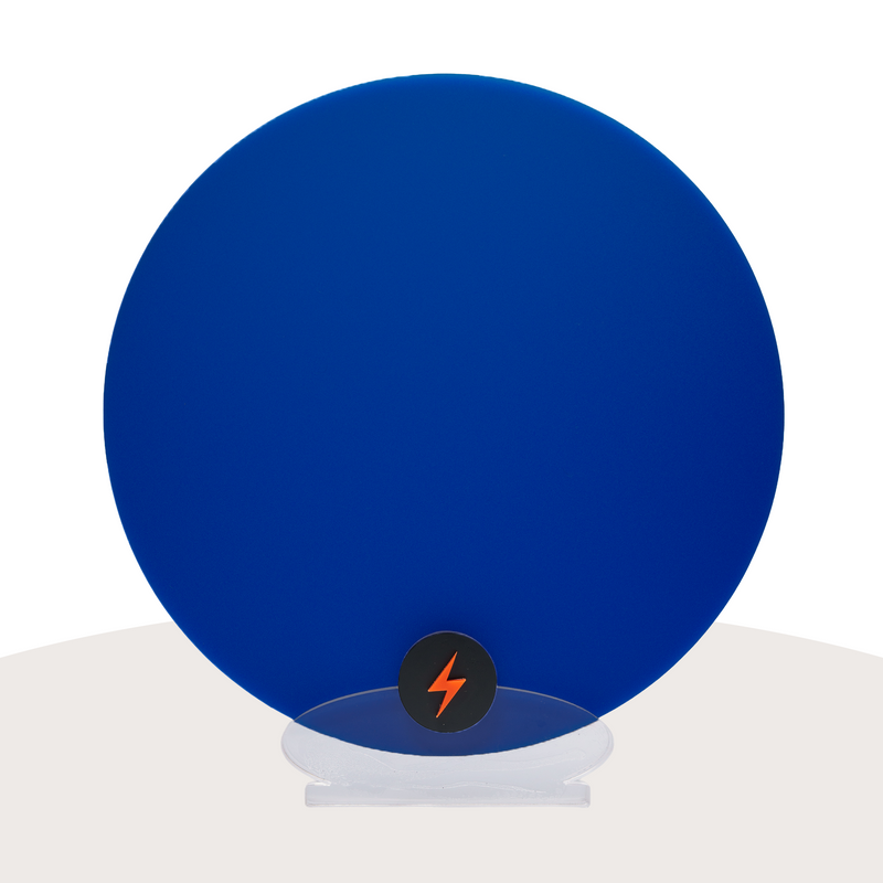 Royal Blue Solid Acrylic — Matte front view