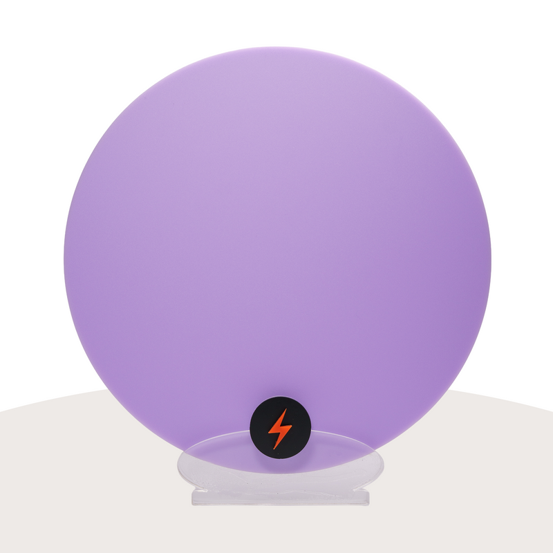 Violet Solid Acrylic — Matte front view