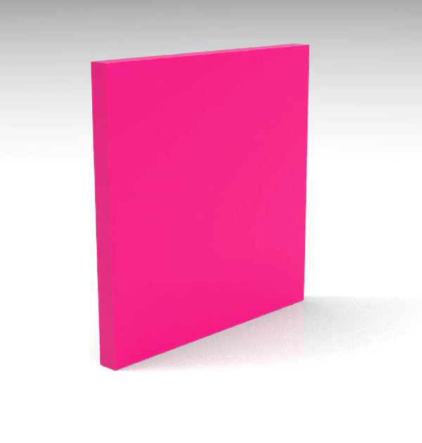 Bright Pink Solid Acrylic