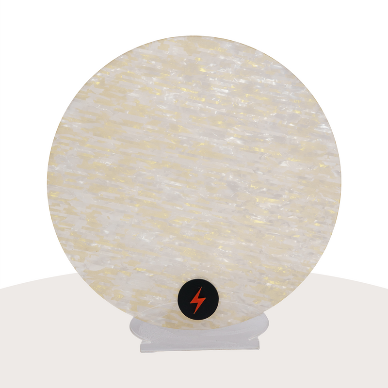 White/Gold Tetro Specialty Acrylic — Front view