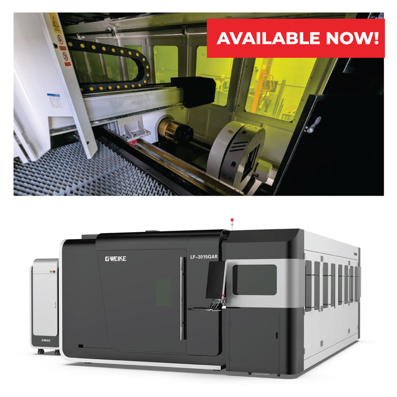 LF3015GAR 3kW Fiber Laser – Sheet & Tube Combo Showroom Special