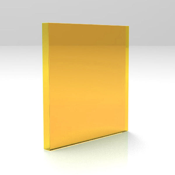 Fluro Orange Transparent Acrylic