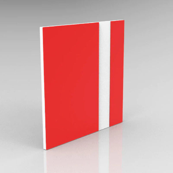 Red on White 2 PLY - RowMAX