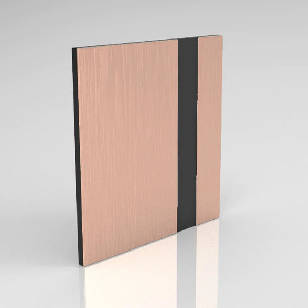 Brushed Copper on Black 2 PLY - RowMAX