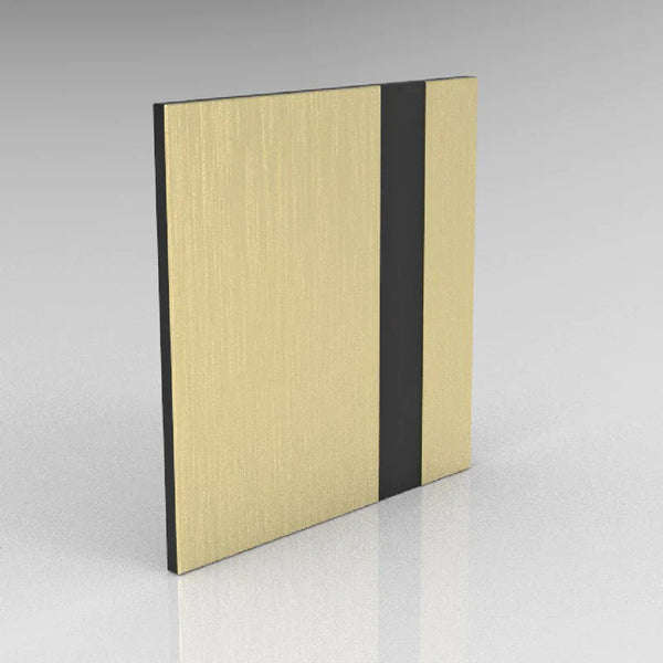 Brushed Gold on Black 2 PLY - RowMAX