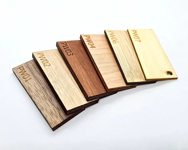 Swatch Sample Packs (Standard Plywood and Bamboo PW**)