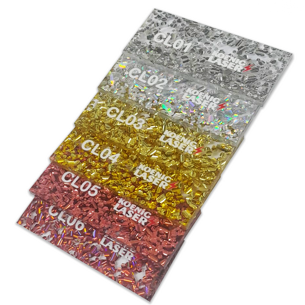 Swatch Sample Packs (Crackle Glitter)