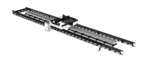 Mobile platform with fixed bed allows super heavy beams to be processed