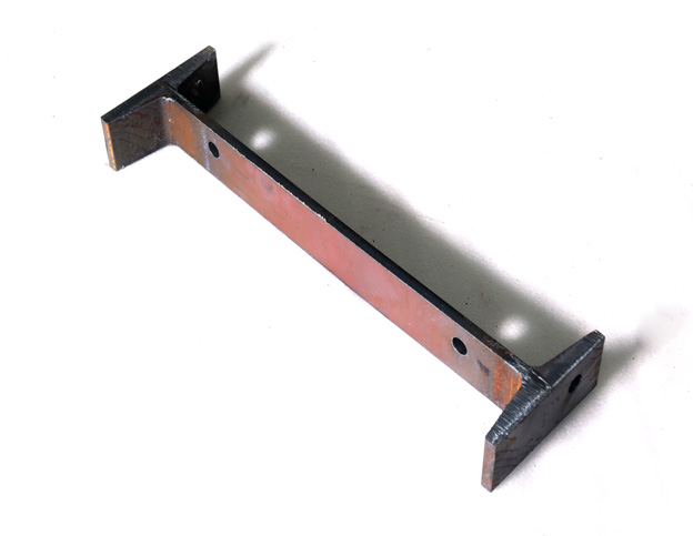 Laser-cut steel bracket with bolt holes produced on the Koenig LF12012S