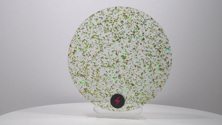 Green Tinsel Glitter Acrylic — Product video
