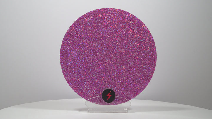 Holographic Violet Standard Glitter Acrylic — Product video