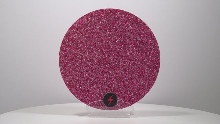 Hot Pink Standard Glitter Acrylic — Product video
